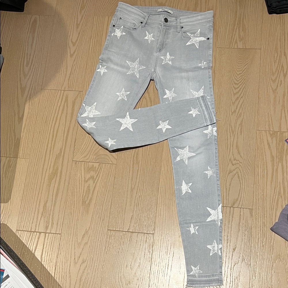 Fidelity Denim Women's Starry Gray Skinny Jeans